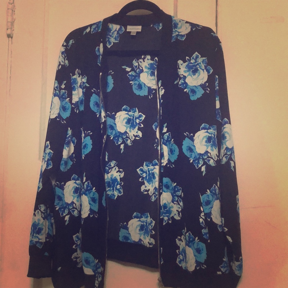Plus Size Bomber Jacket